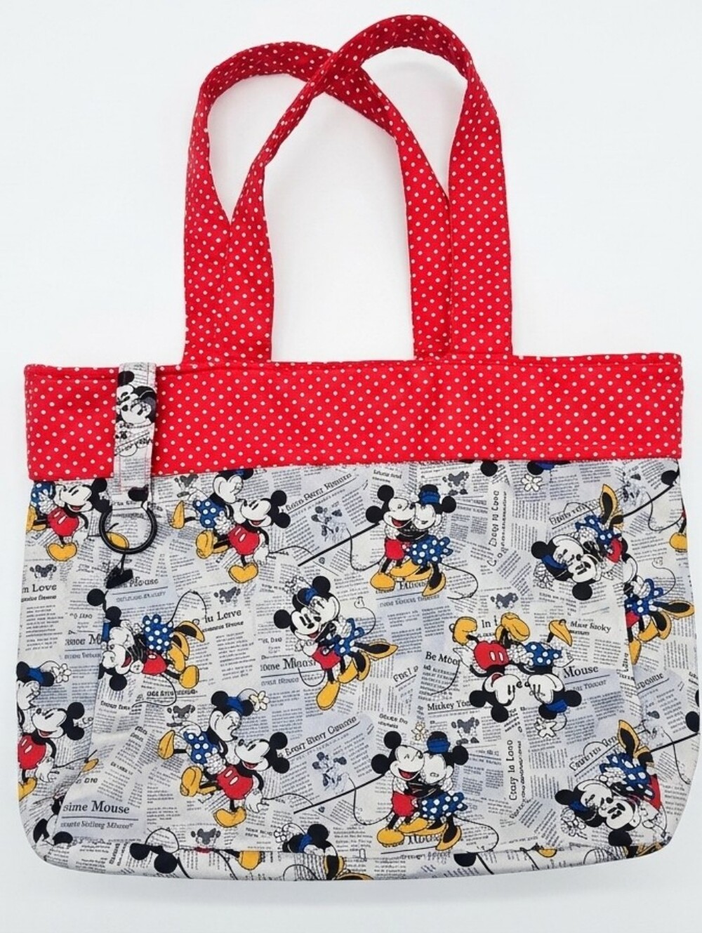 🏰✨ Rare Handmade Retro Disney Mickey & Minnie Comic Tote Bag! ✨🏰